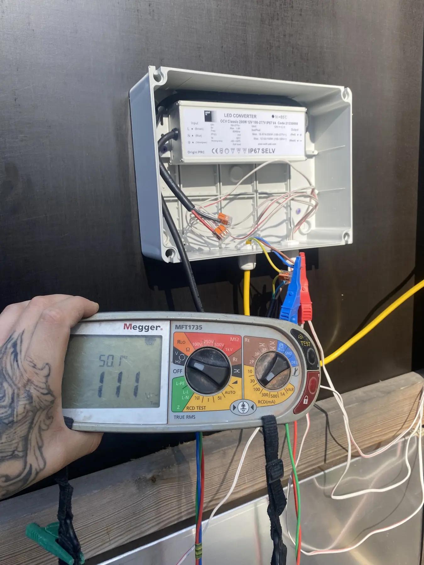 Electrical fault finding and site work